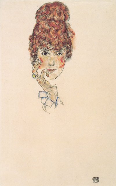 Portrait of Edith Schiele by Egon Schiele